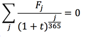 Formule de calcul du TRI
